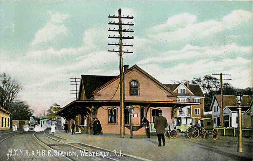 Westerly RI original Railroad Station.