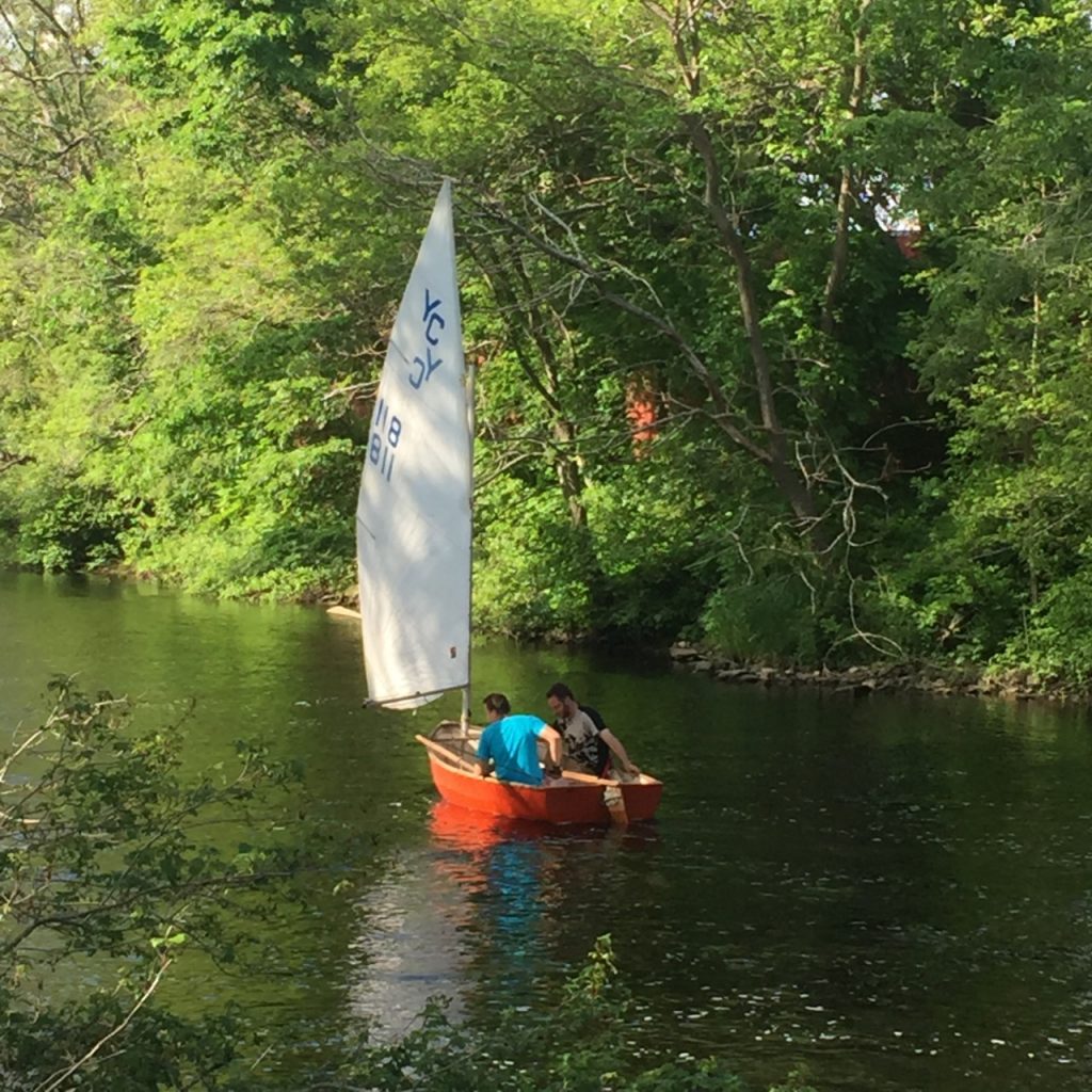 Sailing on the river
